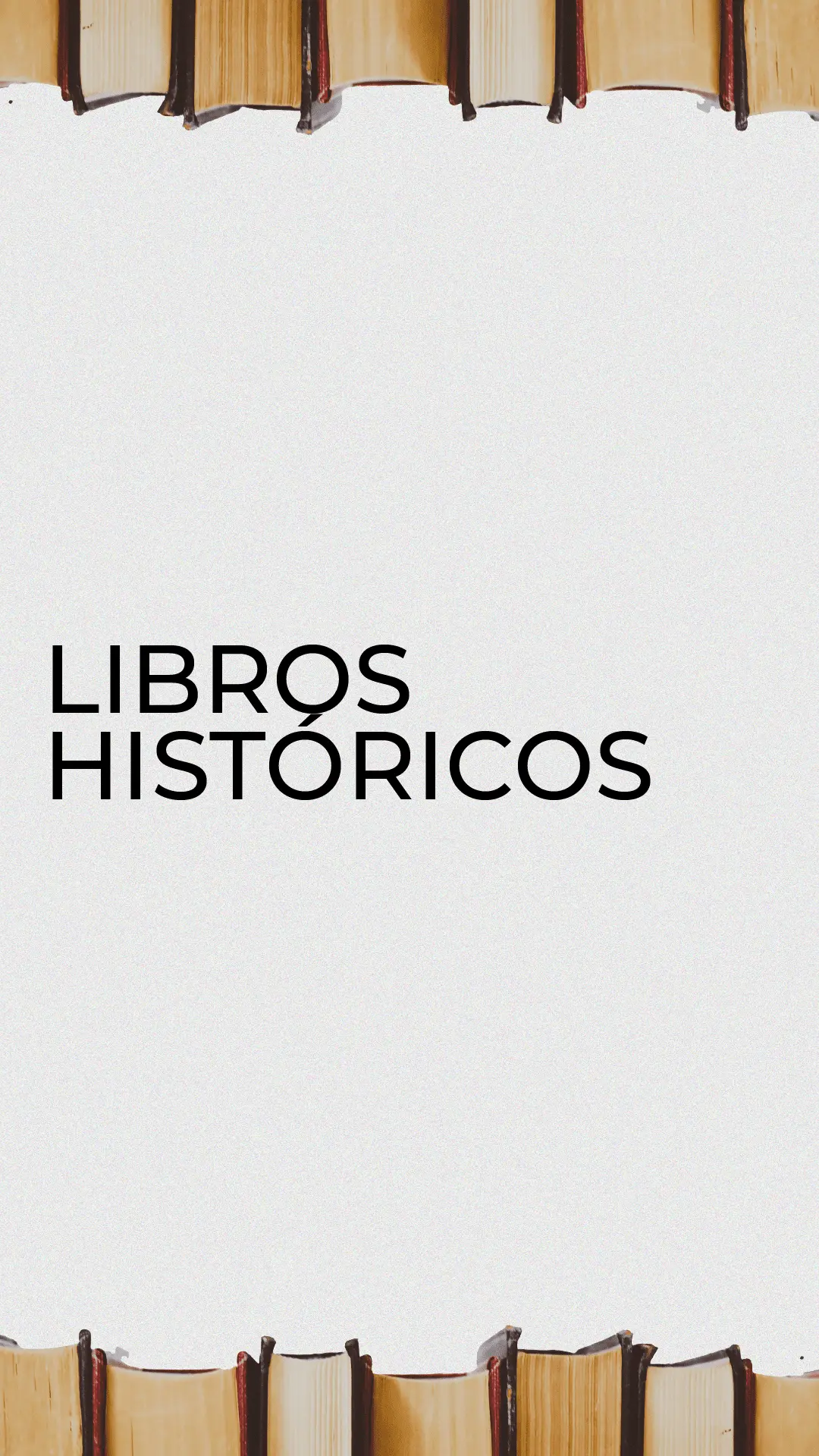 Imagen de Libros Historicos